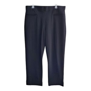 Betabrand Black 2XL Ankle Cuffed Trousers Business Casual XXL Plus